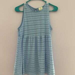 Womens pins and needles tank top blue size small